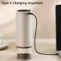 1500mAh Electric Coffee Grinder Conical Coffee with LED Touch Screen Burr Grinder Externally Adjustable Bean Grinding Machine Kaffe Bohnen Grinder