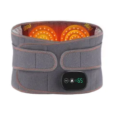 5000mAh Hot Red Light Heating Massage Pads Intelligent 3 Temperature Adjustable Levels Electric Heating Waist Protection Hot Compress Waist Massager