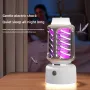 360° Electric Shock Mosquito Killer Lamp USB Charging Portable Household Electric Mosquito Killing Photocatalyst Outdoor Camping Dual Lighting Modes
