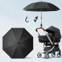 190T 85cm Premium Baby Stroller Umbrella Motion Open Outdoor Sunshade Waterproof Sun Rain Protection with 8 Ribs Handle