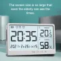 LCD Digital Temperature Humidity Meter -10~50℃ Measurement Electronic Thermometer Hygrometer LCD Display Alarm Clock