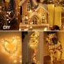 LED Decorative Lights Copper Wire Light String Indoor Outdoor Holiday Garden Decorative Lights Christmas Lights USB Remote Control