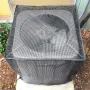 Outdoor Air Conditioner Cover Mesh Breathable Air Conditioner Cover Mesh AC Cover All Seasons Central AC Unit Protection Against