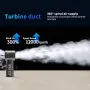 Handheld 100 Wind Speed Ice Cooling Fan USB Small Desktop Portable Cooling High Speed Long Endurance Fan With LED Digital Display