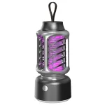 360° Electric Shock Mosquito Killer Lamp USB Charging Portable Household Electric Mosquito Killing Photocatalyst Outdoor Camping Dual Lighting Modes