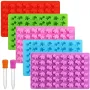 48 Holes Silicone Dinosaur Mold Non Stick Easy Release Candy Chocolate Gummy Baking Molds