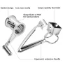 4 PCS Handheld Stainless Steel Rotary Cheese Grater Kitchen Tool Garlic Carrot Cutter Slicer Shredder Grinder