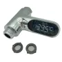 LED Display Household Water Shower Thermometer 5-85 ℃ Flow Self-Powered Water Thermometer Monitoring Baby Care Energy Smart Meter