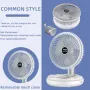 Mini Cooling Fan with Negative Ion Technology USB Powered Mechanical Timer Control Compact and Portable Ideal for Home and Office Use with Multiple Functions