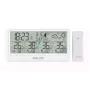 BALDR Large LCD Display Weather Station Thermometer Hygrometer Alarm Clock Large Screen Triple Channel Wireless Electronic Thermometer And Hygrometer Weather Station Alarm Clock