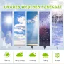 BALDR Wireless VA Color Screen Weather Station 1%~99% Temperature Humidity Weather Forecast Alarm Clock Multi-functional