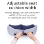 AGSIVO Memory Foam Seat Cushion for Pressure Relief / Tailbone Pain / Sciatica & Back Pain Relief for Office Chairs for Driving Gaming