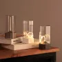 Veilleuse à filament flexible avec base magnétique, rechargeable, magnétique, anti-gravité, portable, flottante, pour table, chambre à coucher