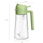 Two in One Oil Dispenser Oil Sprayer Refillable Oil Sprayer Commercial Food Grade Spray Bottle Oil Mister for Cooking Baking Frying BBQ