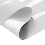 Silver 3D Non-Woven Fabric Wave Stripe Embossed Wallpaper Waterproof Modern Simple Non-Woven Fabric Living Room Room Decoration Wallpaper