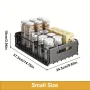 2PCS Kitchen Sink Rack Retractable Metal Basket Double Layer Seasoning Snack Bottle Pull Out Storage Rack Cabinet Layered Rack