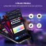 LIXINCORDA Smart RGBIC Hexagonal LED Light Panels Music Sync APP/Remote/Voice Control With Alexa Google
