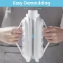Portable Ice Hockey Pot 2 In 1 Water Bottle Ice Ball Machine Bottle Reusable Round Ice Cube Molds For Whiskey Juice Cocktails Kitchen Bar Ice Tools