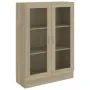 Vitrine Cabinet Sonoma Oak 32.5\x12\x45.3\ Chipboard