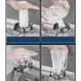 Sink High Pressure Household Bar Stainless Steel Press Automatic Cup Washer Coffee Shop Free Cleaning Rinser Faucet