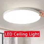 4000K Full Spectrum LED Ceiling Lamp Modern Simple Bedroom Lamp Thin Thickness for Living Room Bedroom Kitchen