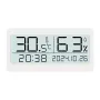Magnetic Suction LED Simple Clock Back Light Desktop Clock Temperature And Humidity Alarm Clock Decorative Ornaments Silent Small Alarm Clock