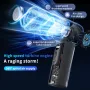 Handheld 100 Wind Speed Ice Cooling Fan USB Small Desktop Portable Cooling High Speed Long Endurance Fan With LED Digital Display