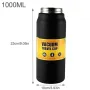Bình nước giữ nhiệt di động bằng thép không gỉ 304 1000ml/33oz Bình nước giữ nhiệt nóng lạnh có ống hút dùng làm giá đỡ điện thoại di động