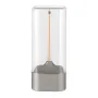 Veilleuse à filament flexible avec base magnétique, rechargeable, magnétique, anti-gravité, portable, flottante, pour table, chambre à coucher