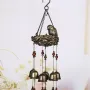 Resin Bird's Nest Wind Chimes Pendant Cross-Border Exclusively For Brass Bell Wind Chimes Outdoor Garden Bird Pendant