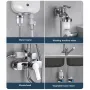 Universal Shower Filter for Faucet Shower Head Water Outlet Cleaner Kits Universal Faucet Filter Kitchen Bathroom Shower Household Filter PP Cotton Filter