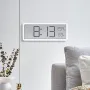 LCD Screen Digital Wall Clock Time Temperature Humidity Time Display Electronic Clock Desktop Digital Clock Battery Powered