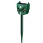 AGSIVO Solar Animal Repeller Ultrasonic Animal Repellent with PIR Motion Sensor and LED Flash Light For Cat / Mole / Dog / Squirrel / Deer / Fox