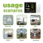 BALDR Wireless VA Color Screen Weather Station 1%~99% Temperature Humidity Weather Forecast Alarm Clock Multi-functional