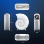 Conch RGB LED Night Light Wake Up Lamp Sleep Light Smart Atmosphere Lamp Blue Tooth Clock Alarm speaker with Stereo BT Speaker
