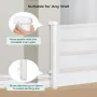 Retractable Baby Gate 33''Tall Extends to 55''Wide Baby Gates for Stairs Doorway