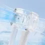 100 Levels Portable Handheld Fan with LED Colorful Light USB Rechargeable Transparent High Speed Cooling Fan Small Mini Desktop Fan