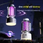 360° Electric Shock Mosquito Killer Lamp USB Charging Portable Household Electric Mosquito Killing Photocatalyst Outdoor Camping Dual Lighting Modes