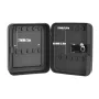 Combination Lock Metal Key Storage Cabinet Wall-Mounted Lockable Safe Box