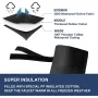 4pcs Faucet Antifreeze Cover Outdoor Faucet Antifreeze Cover Anti-Icing Cover Thermal Insulation Cover Dustproof