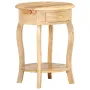 Side Table 14.6\x14.6\x24\ Solid Mango Wood