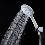 2Pcs/Set Rainfall Handheld Shower Head Silica Gel Outlet Pressurized Shower set