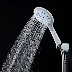 2Pcs/Set Rainfall Handheld Shower Head Silica Gel Outlet Pressurized Shower set