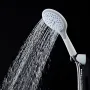 2Pcs/Set Rainfall Handheld Shower Head Silica Gel Outlet Pressurized Shower set