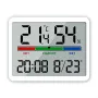 Electronic Multifunctional Magnetic Temperature Clock Wall Clock Digital Alarm Clock Large LCD Display Date Time Temperature and Humidity Display