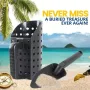 Sand-Seeking Tool Set Hourglass & Shovel Plastic Metal Detector Sand Scoop Shovel Set Beach Gold Dig Filter Tool For Underground Metal Treasure Detect