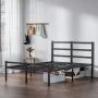Lusimo Full Size Bed Frame with Headboard No Box Spring Needed 14 inch Full Metal Platform Bed Frame Easy Assembly Anti-Slip