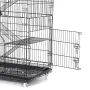 PawGiant 4-Tier Cat Cage, Cat Playpen Kennel Crate Chinchilla Rat Box Cage Enclosure with Ladders, Platforms Beds, Latches Tray Hammock