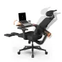 Newtral MagicH-BP Ergonomic Chair with Footrest - Home Office Desk Chair with Auto-Following Lumbar Support, 4D Armrest, Seat Depth & Height Adjustable, 96°-136° Reclines