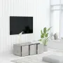 TV Cabinet Concrete Gray 31.5\x13.4\x11.8\ Chipboard